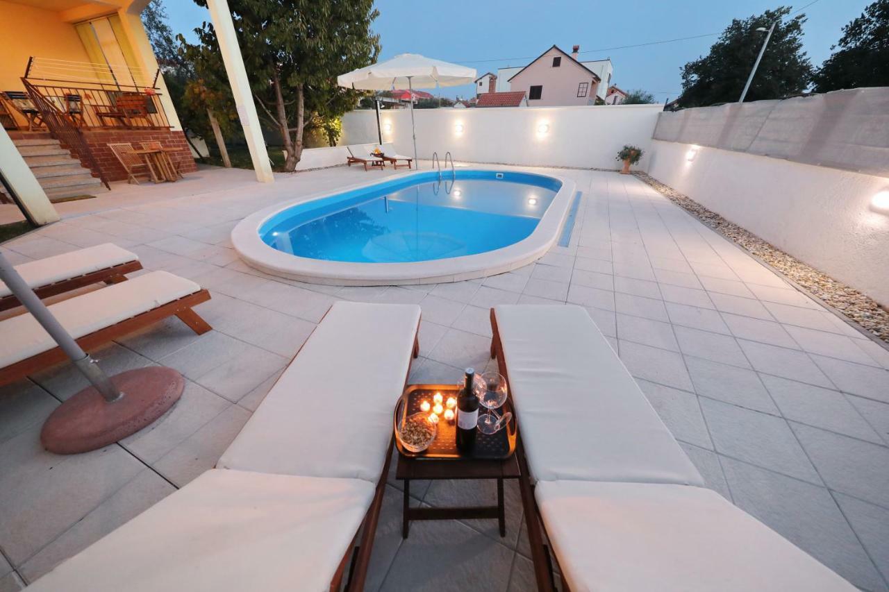 Hacienda Mia With Pool,Bbq,Free Parking Zadar Exterior foto