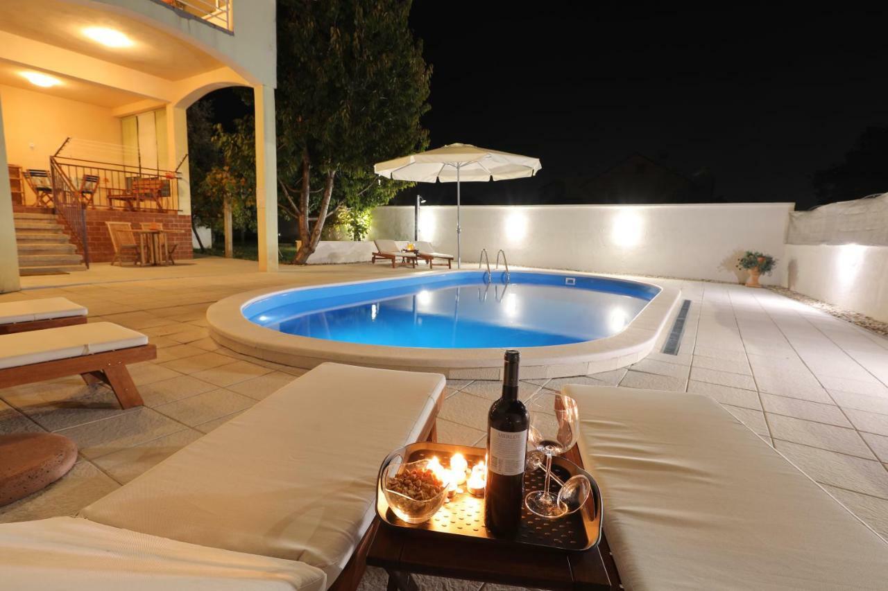 Hacienda Mia With Pool,Bbq,Free Parking Zadar Exterior foto