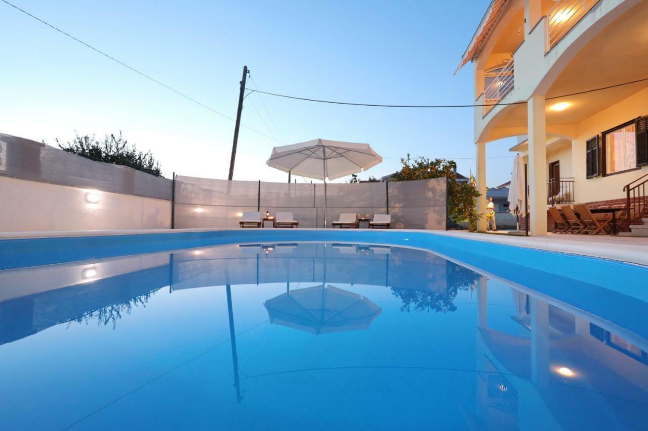 Hacienda Mia With Pool,Bbq,Free Parking Zadar Exterior foto